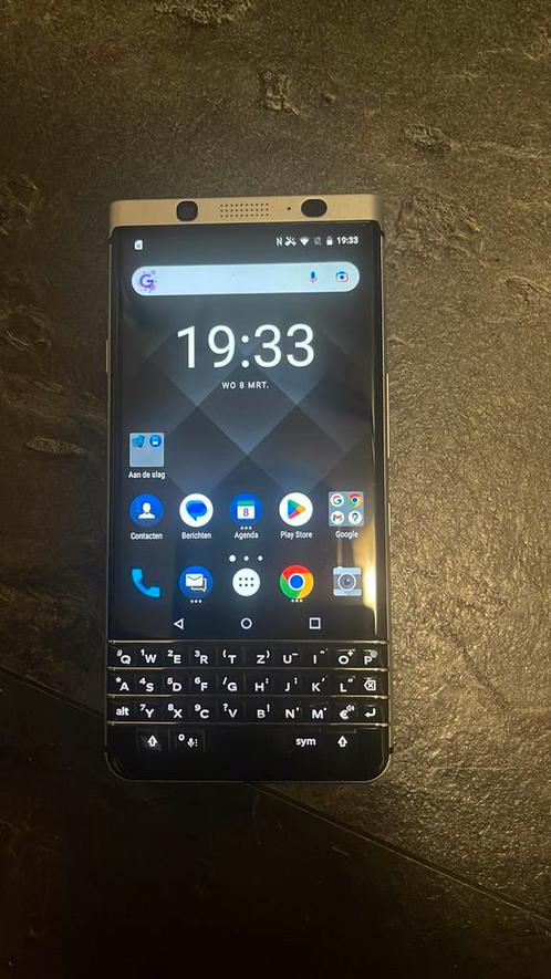 BlackBerry keyone zwart zilver