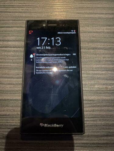Blackberry leap geen pgp of encro