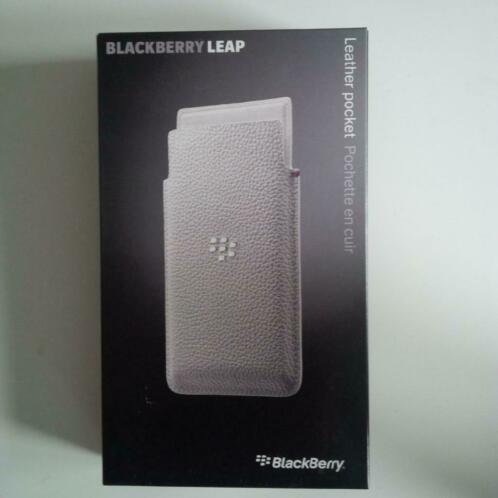 Blackberry leap pouch leder (wit)