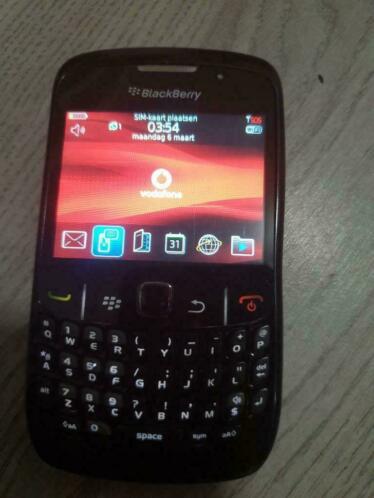blackberry mobiele telefoon met oplader