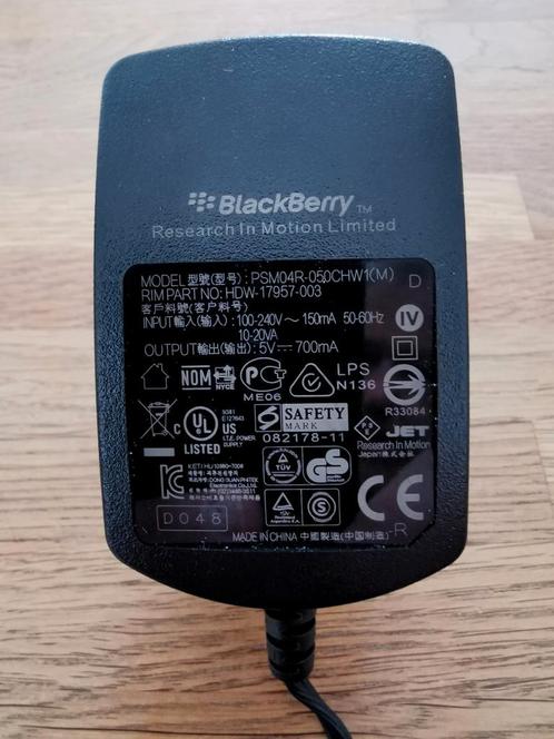 Blackberry oplader - als nieuw
