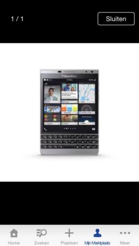 BlackBerry passport, nieuw in doos met bon