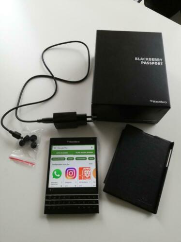 Blackberry Passport ZGAN Google Play Store, merk hoes, doos