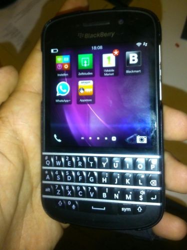 Blackberry Q10 - krasvrij  als NIEUW 