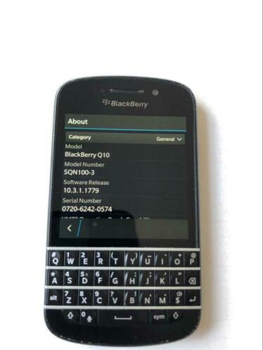 Blackberry Q10 Zeer goede staat