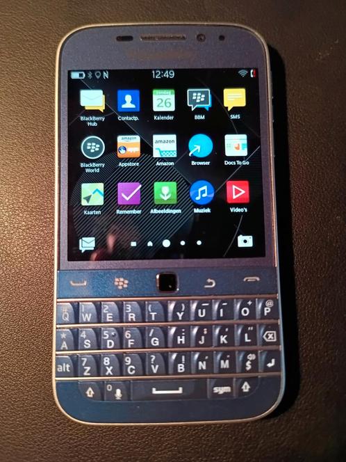 blackberry q20 classic  nieuw blauw.collectors item