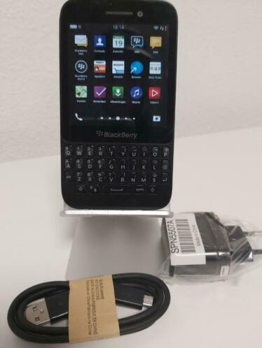 BlackBerry Q5 Zwart - Gratis Verzending - WEGWEG