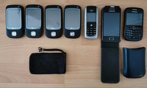 Blackberry, Samsung, htc en Nokia