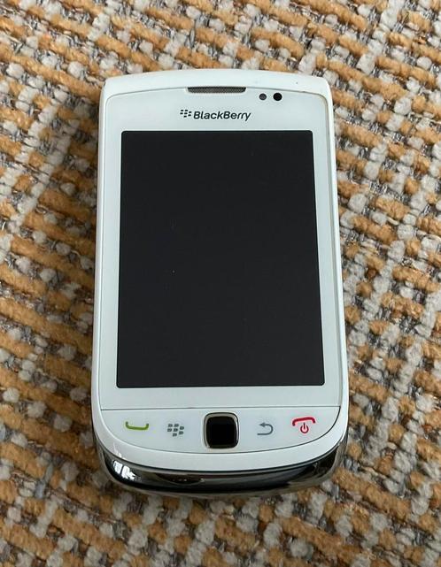 BlackBerry Torch 9800 - Wit, incl. zwart lederen hoesje