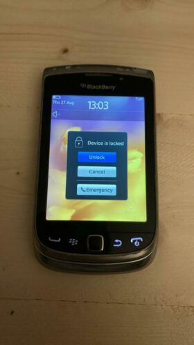 BlackBerry Torch 9800 zilver met oplader