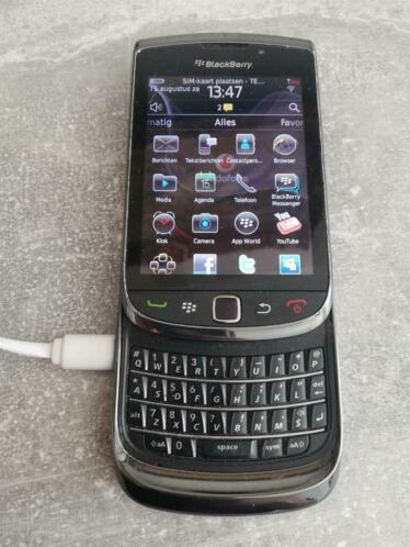 Blackberry, uitschuifbaar, touchscreen. 5 MP camera