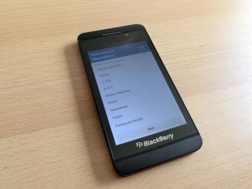 Blackberry Z10 zwart, compleet in doos met toebehoren