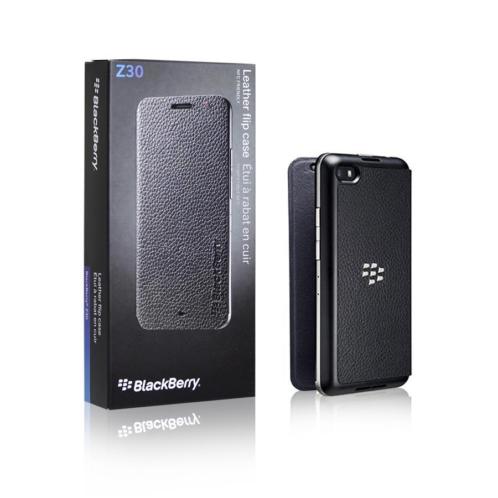 BlackBerry Z30 Leather Flip Cover zwart origineel