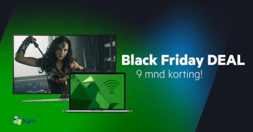 Blackfriday bij KPN - InternetampTV nu met 9 maanden korting