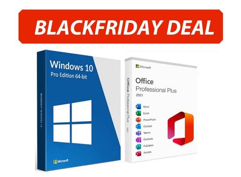 blackfriday deal  Windows 10 Pro  Office 2021 pakket