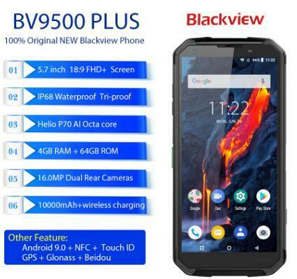  BLACKVIEW  BV9500 PLUS  accu 10.000 mAh