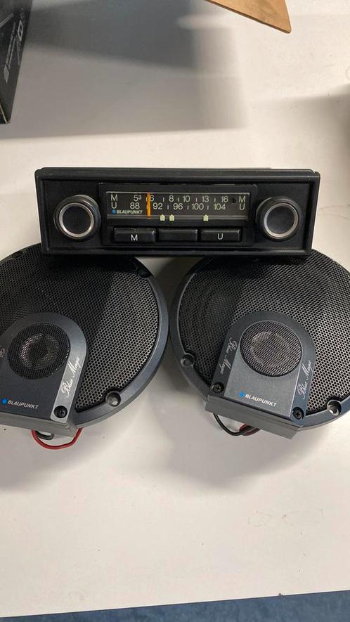 Blau pukt radio met speakers