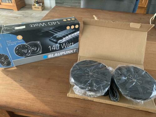 Blaupunkt speakerset 140Watt 4inch 1 set nieuw in doos.