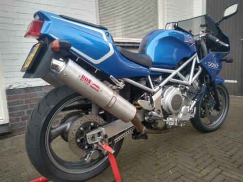 Blauwe Yamaha TRX850 - staat in Zelhem bij MotoPort