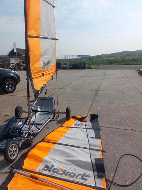 Blokart rvs incl 5.0 en 3.0 zeil