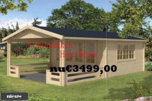 Blokhutten. In prijs verlaagd vanaf 599,-