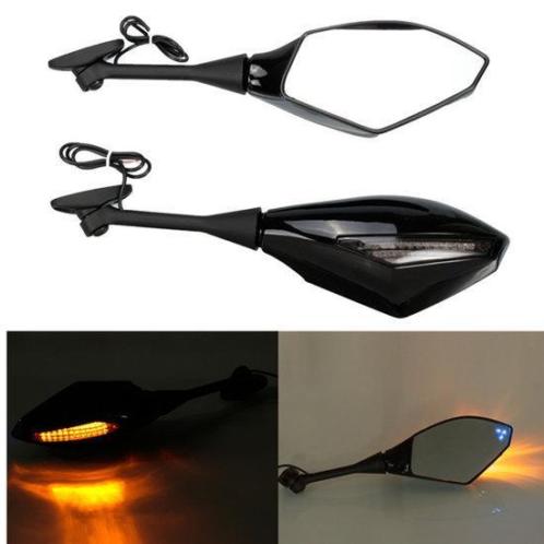 Blue Design LED Draaisignaal spiegels voor Honda Suzuki K...