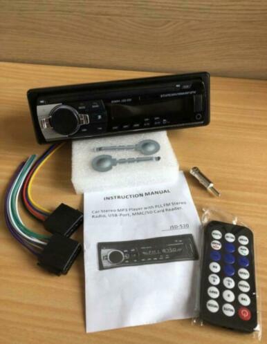 Bluetooth Autoradio Met Afstandsbediening,AUX,SD,USB,FM,MP3