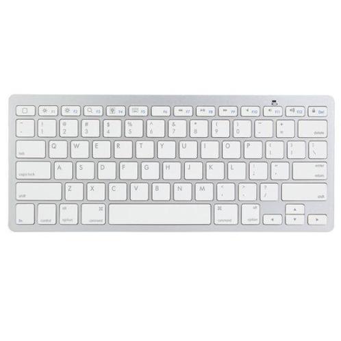 Bluetooth draadloos wit toetsenbord voor MacBook Mac iPad...