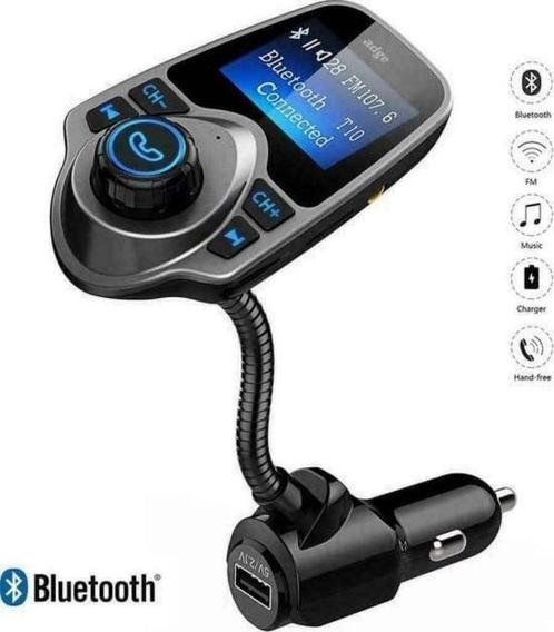 Bluetooth FM Transmitter Carkit 5 in 1 - LCD Display