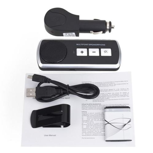 Bluetooth Handsfree carkit with speaker, microfoon