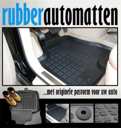 bmw 1 - automatten RUBBER kofferbakmat matten