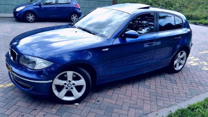 BMW 1-Serie 2.0 118D 5DR AUT8 2008 Blauw