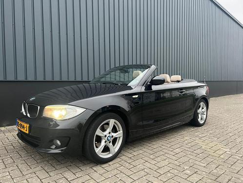 BMW 1-Serie (e87) 2.0 120D Cabrio AUT 2011 Zwart (177) pk