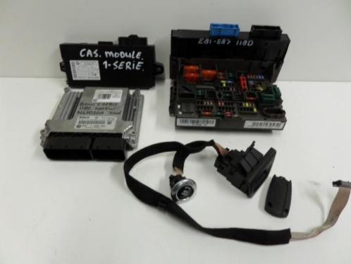 BMW 118D E81 E87 STARTSET ECU CAS Contactslot Chip kompleet