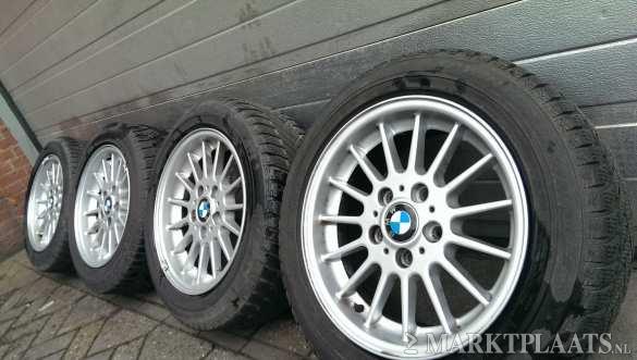 BMW 16 inch 5x120 Orig3 serie velgen Winterbanden Dunlop