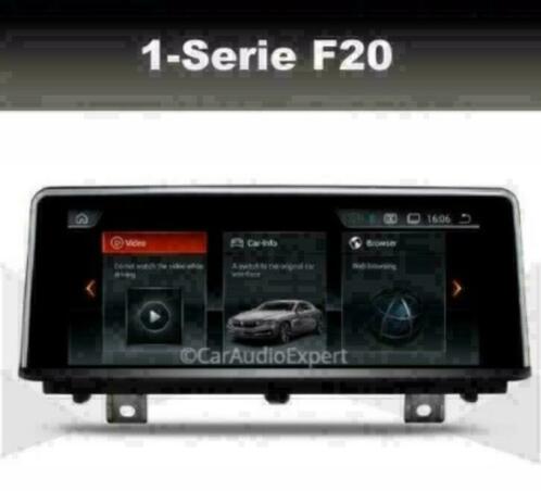 BMW 1serie F20 navigatie android 9.0 iDrive 8.8inch carkit