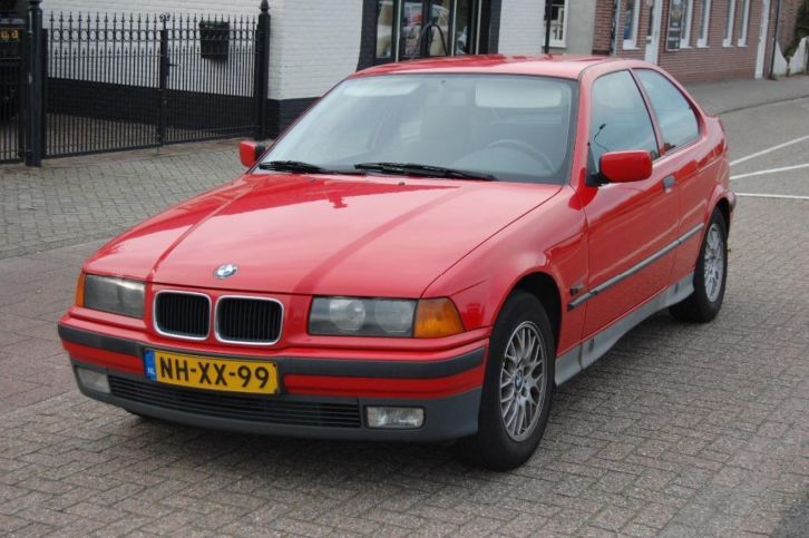 BMW 3-Serie 1.8 TI 318 Compact AUT 1996 Rood