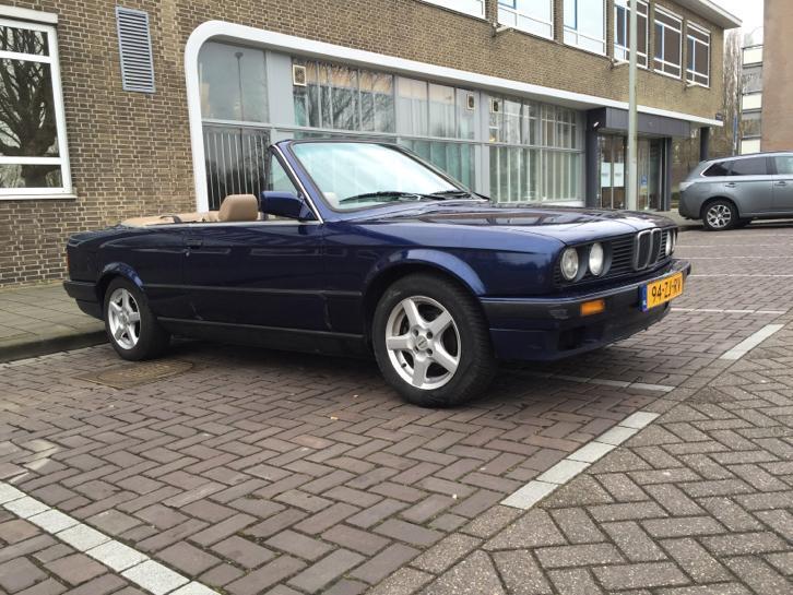 BMW 3-Serie 2.0 I 320 Cabriolet U9 1992 Blauw e30 k