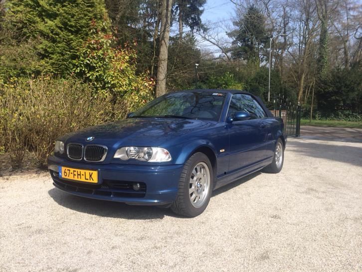 BMW 3-Serie 2.5 CI 323 Cabriolet 2000 Blauw