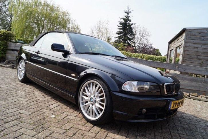 BMW 3-Serie 2.5 CI 323 Cabriolet 2000 Zwart