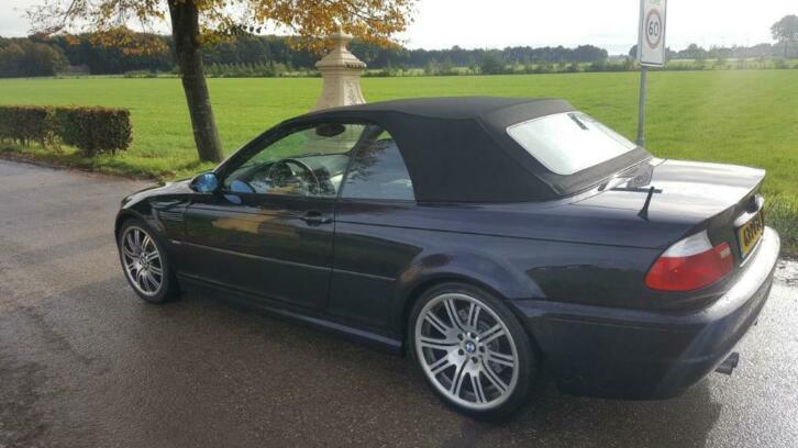 BMW 3-Serie 3.2 M3 SMG Cabrio 2002 carbonZwart