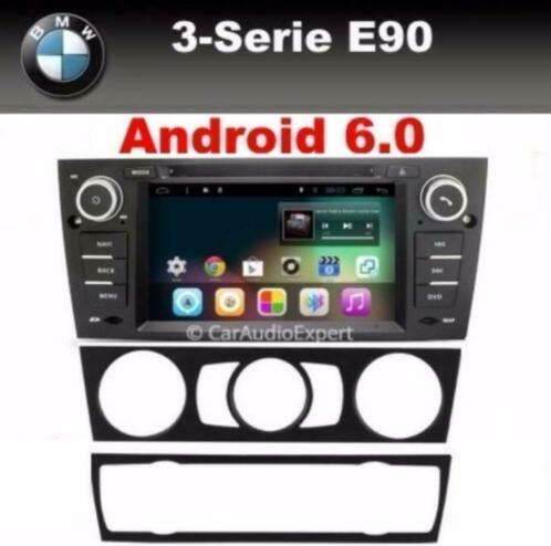 BMW 3serie E90 radio navigatie android 6.0 wifi dab carplay