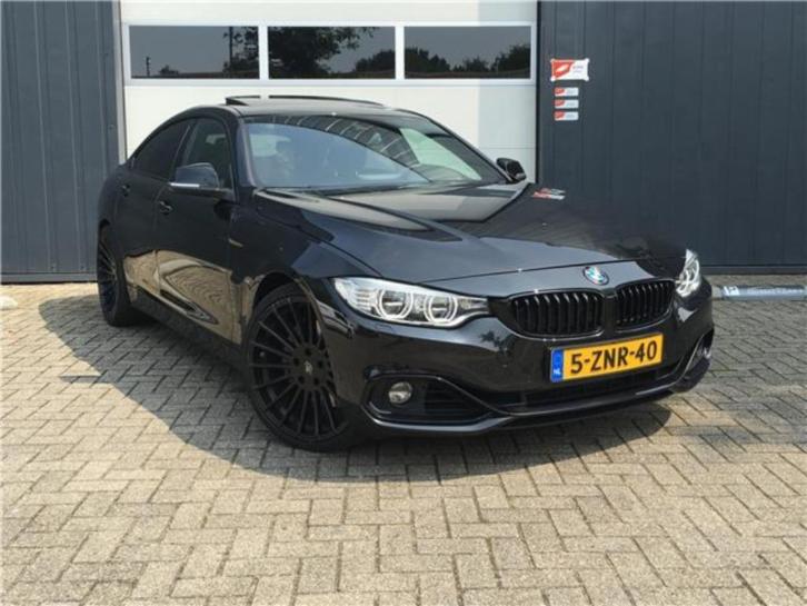 BMW 4-Serie 435IA 3.0 Gran Coupe 2014 Zwart