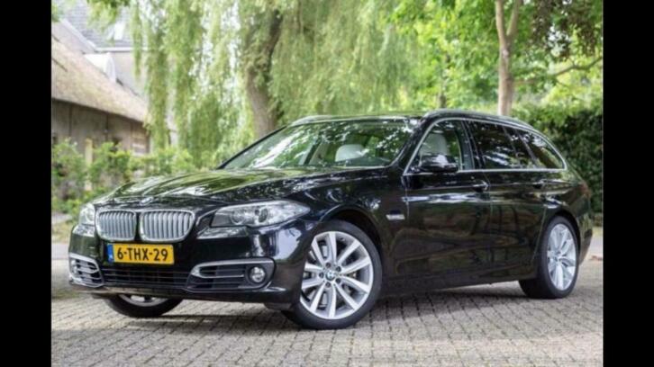 BMW 5-Serie 2.0 525DTouring AUT2013 Zwart - Prijs 22.000,
