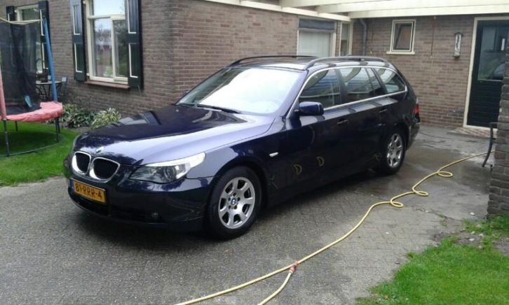 BMW 5-Serie 2.0 D 520 Touring 2006 Blauw