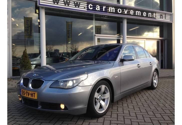 BMW 5-SERIE 530i High Executive NAVI  COMFORT STOELEN LEER