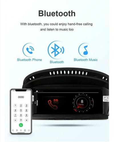 BMW 5 Serie E60 Multimedia Autoradio Navigatie Bluetooth DAB