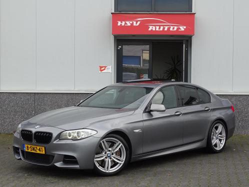 BMW 5-serie M550d xDrive Navigatie LEER 2012 Grijs