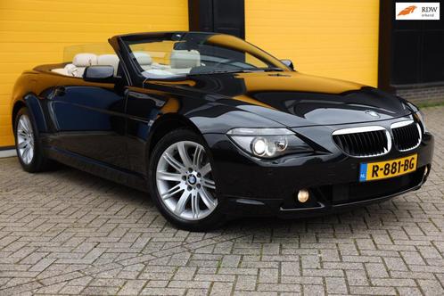 BMW 6-serie Cabrio 630i  AUT  TOPSTAAT  Leder  Navi  Ec