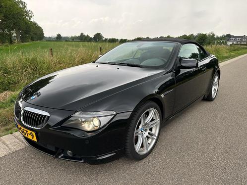 BMW 645Ci Cabrio 245kW333pk, zwart, nieuwe apk tot 0824